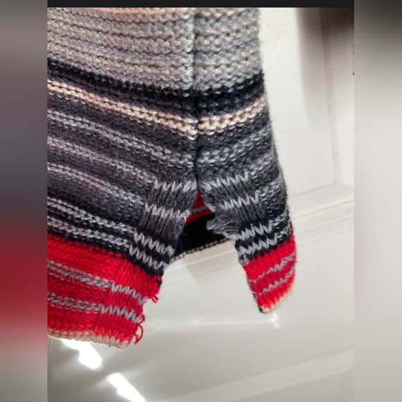 Lauren Ralph lauren womens sweaterskirt sz M nordic boho goth casual hiking SkuS - Picture 8 of 16